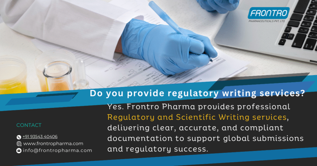 Regulatory and Scientific Writing Services for Drug Approvals